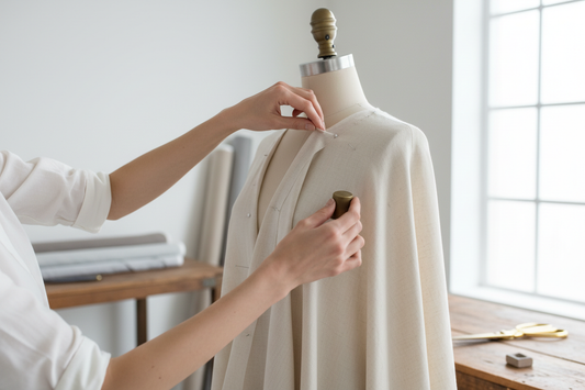 Fashion design work showing how formal training influences garment construction, fit, and making today