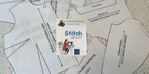 Fashion School - Sewing for beginners stitch sample album with mounted technique examples