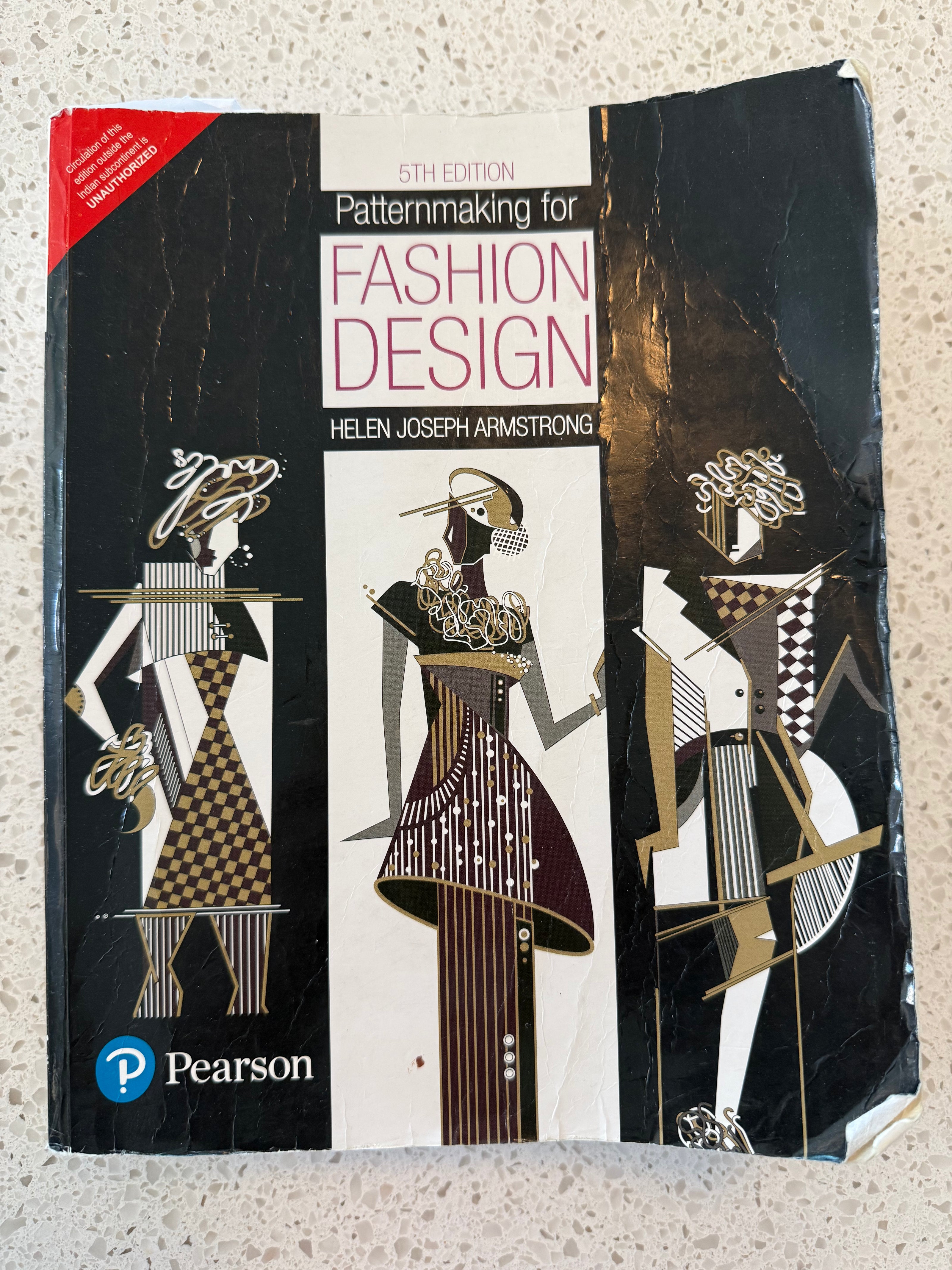 Pattern Making for Fashion Design book by Helen Joseph Armstrong showing pattern-making techniques for women and children garment construction